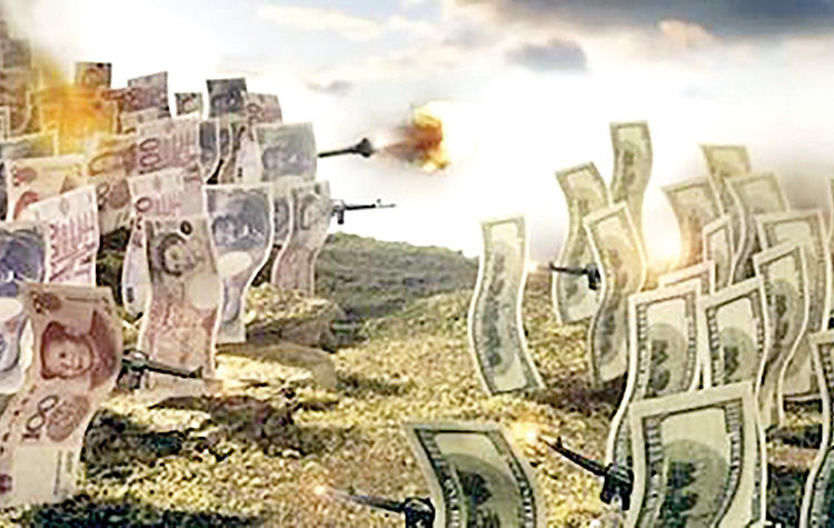 مچ‌اندازی ارزها در میدان جنگ