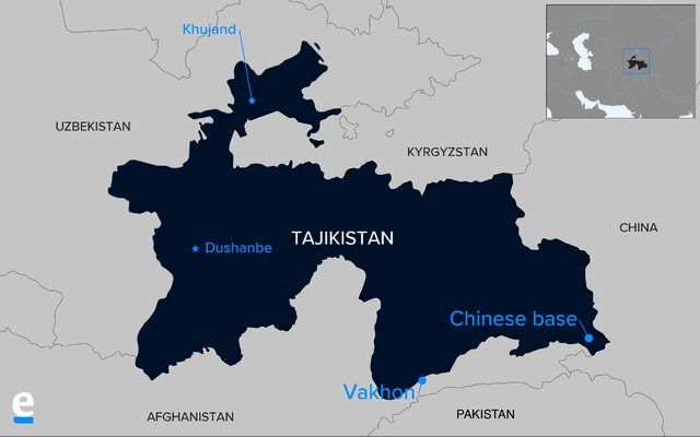 احداث پایگاه نظامی چین در تاجیکستان