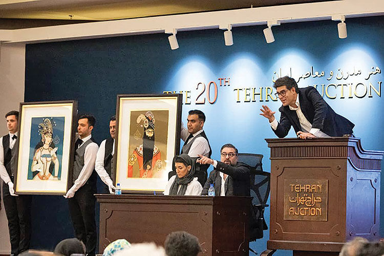 سایه سنگین حاشیه بر حراج تهران 