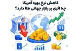 کاهش نرخ بهره آمریکا چه اثری بر بازار جهانی طلا دارد؟