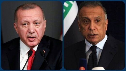 پیام اردوغان به نخست وزیر عراق