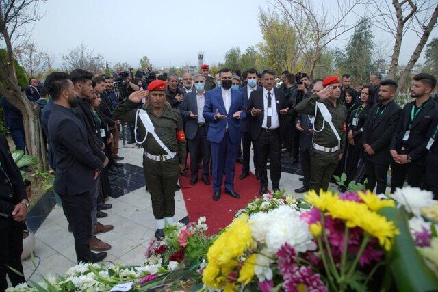 سفر سرکنسول ایران به حلبچه در سالروز فاجعه شیمیایی این شهر+عکس