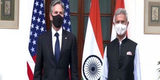 دیدار وزیرخارجه آمریکا با همتای هندی