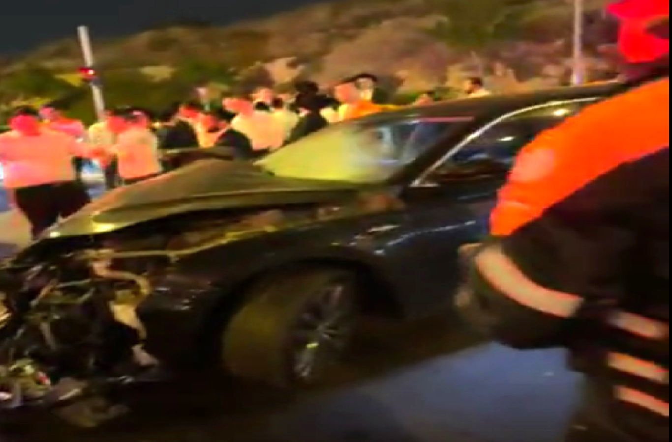 خودروی یک وزیر اسرائیلی دیگر واژگون شد + فیلم