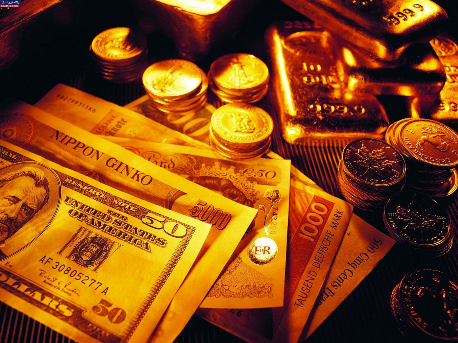 سقوط قیمت طلا در بازار / آخرین قیمت دلار و سکه امروز + جدول