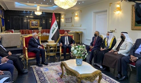 دیدار ظریف با یکی از رهبران سیاسی اهل سنت عراق
