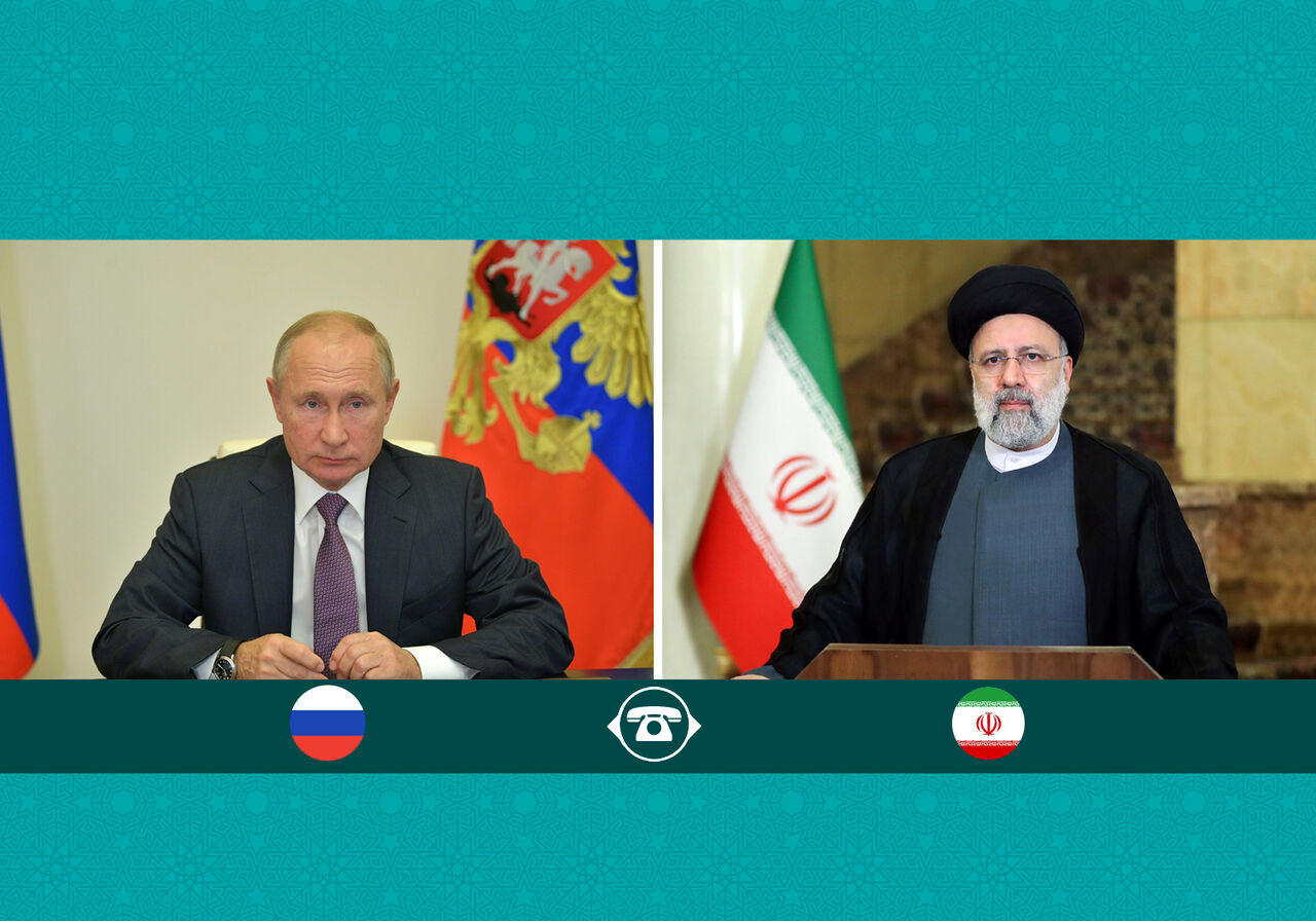روسای جمهور ایران و روسیه گفتگو کردند