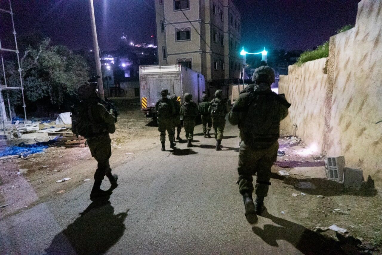 حمله سنگین اسرائیل به شرق نابلس