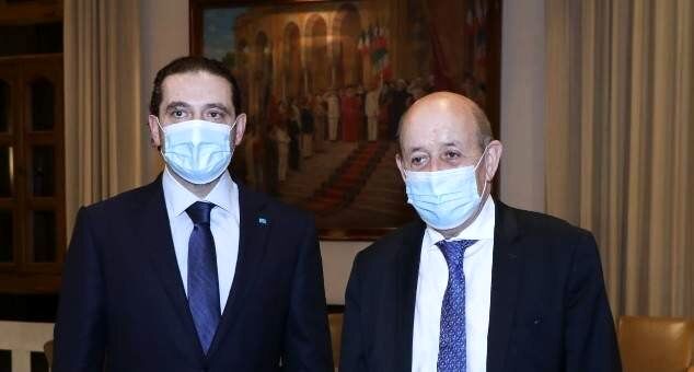 وزیر خارجه فرانسه با حریری دیدار کرد