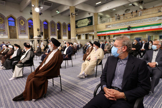 علی لاریجانی در مراسم تنفیذ ریاست جمهوری رئیسی+عکس