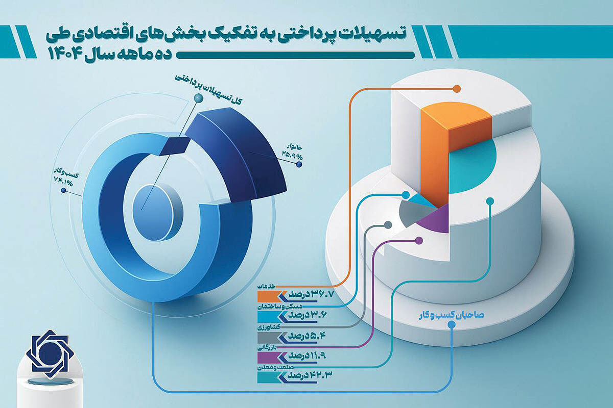 کاهش سهم تسهیلات  خرد