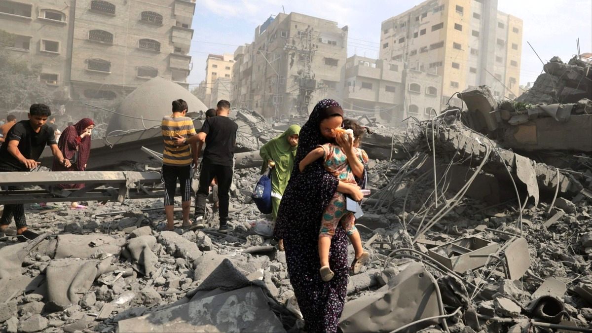آتش سنگین اسرائیل کاروان بر آوارگان غزه+ آمار جانباختگان 