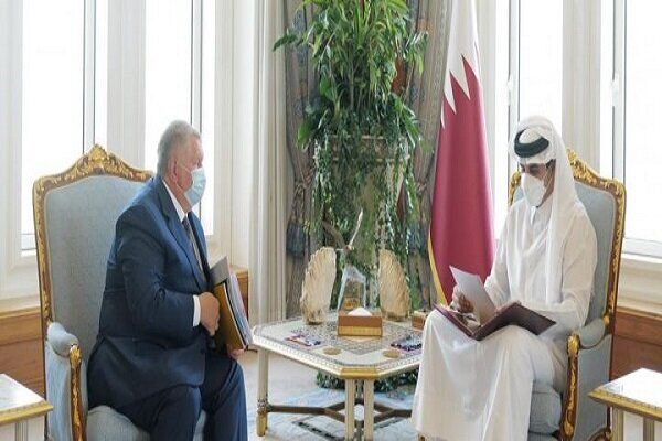 نامه پوتین تحویل امیر قطر شد