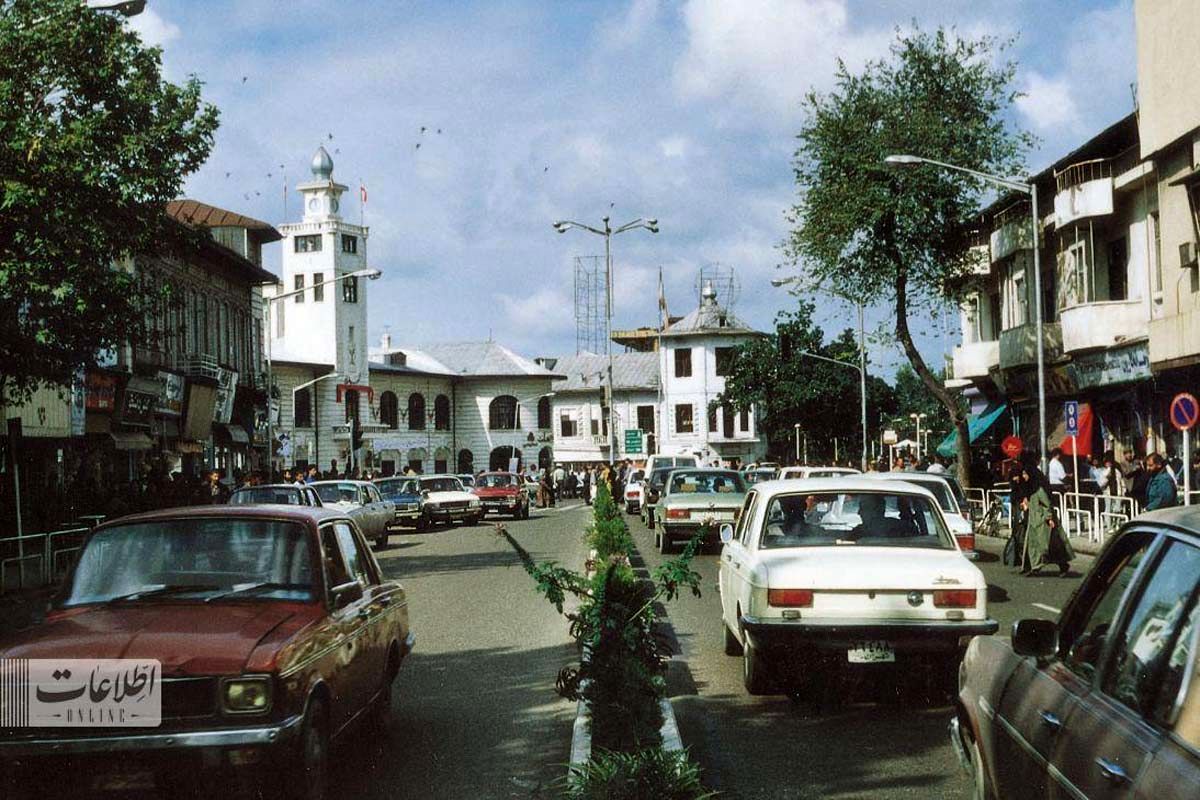 میدان شهرداری رشت ۳۰ سال قبل+عکس