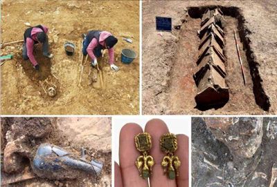 کشف یک گورستان مجلل / اجسادی که با جواهراتشان دفن شدند!