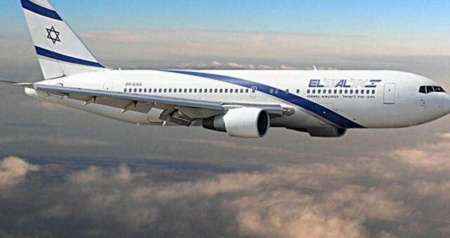عبور نخستین هواپیمای اسراییل از آسمان عربستان

