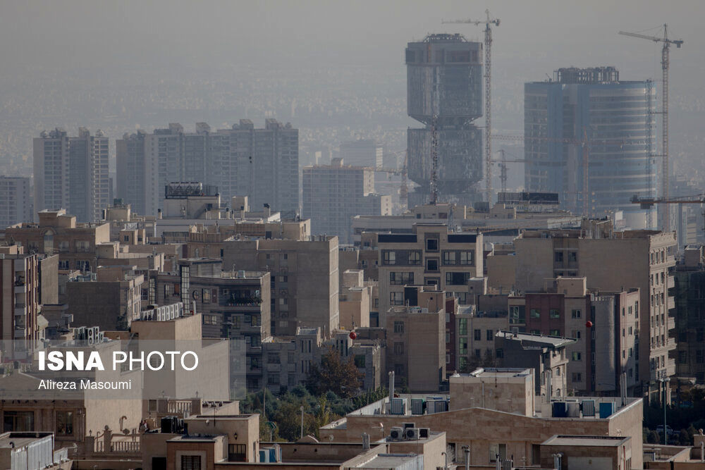 تصاویری نگران کننده از تهران 