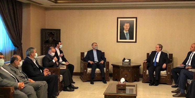 جزئیات دیدار امیرعبداللهیان با وزیر خارجه سوریه