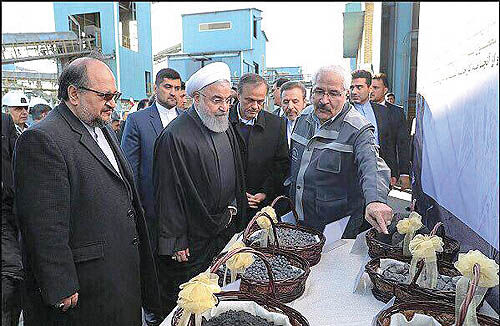 احداث طرح‌های گل‌گهر با حضور رئیس‌جمهوری