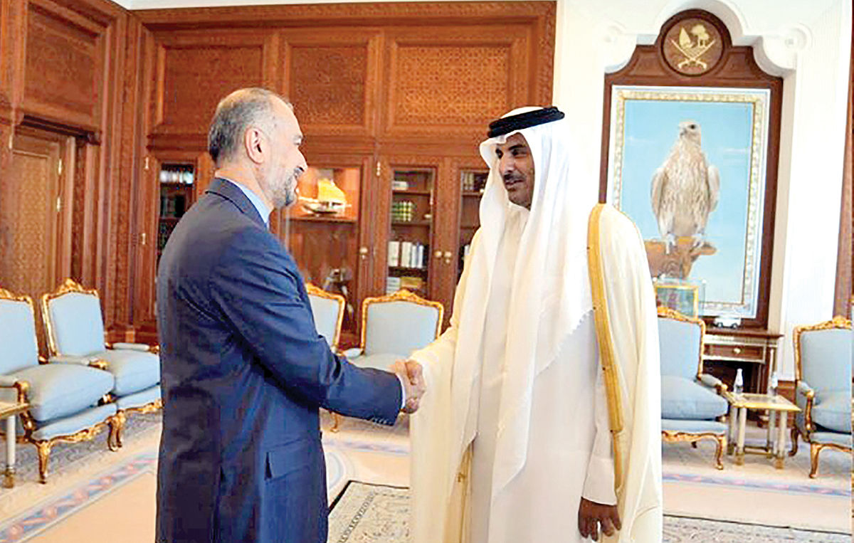 دومین سفر وزیر خارجه به قطر 
