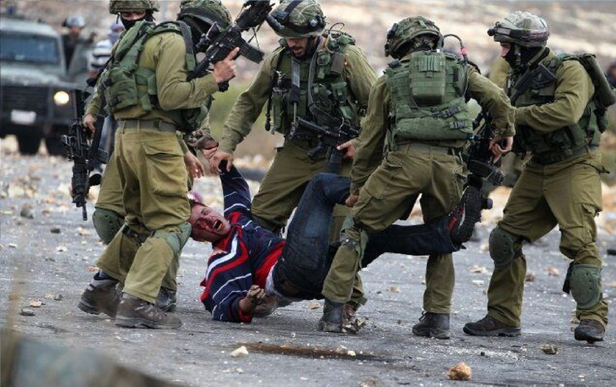 شهادت یک فلسطینی به ضرب گلوله صهیونیست‌ها در کرانه باختری