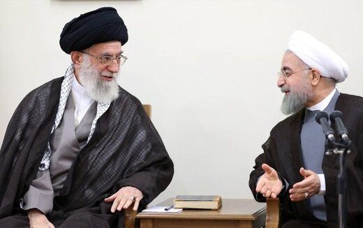 دیدار حسن روحانی با رهبر انقلاب 