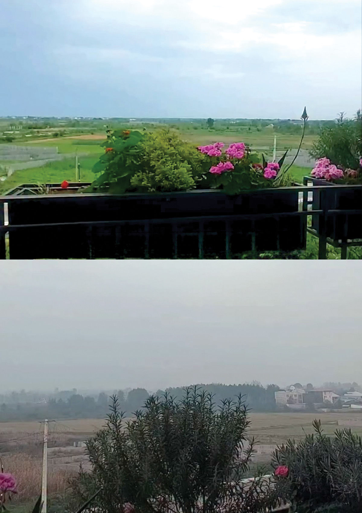 آلودگی هوا به شمال رسید