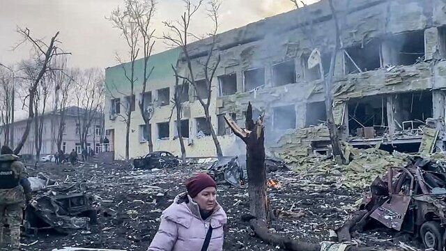 تهدیدات جدید جانسون علیه پوتین/بیمارستان ماریوپل اوکراین ویران شد