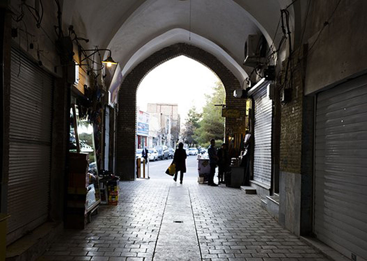مرمت سقف بازار تاریخی سمنان