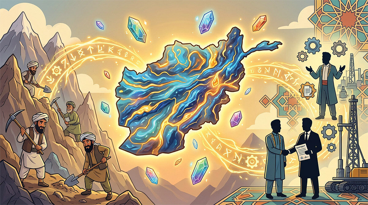 شرط حضور در معادن افغانستان