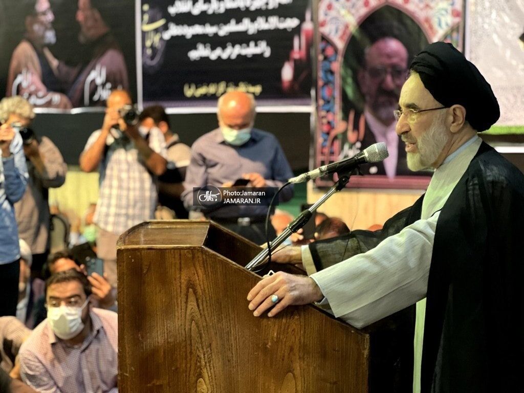  سید محمد خاتمی در حسینیه جماران: امیدوارم راه «دعایی» پررهرو باشد