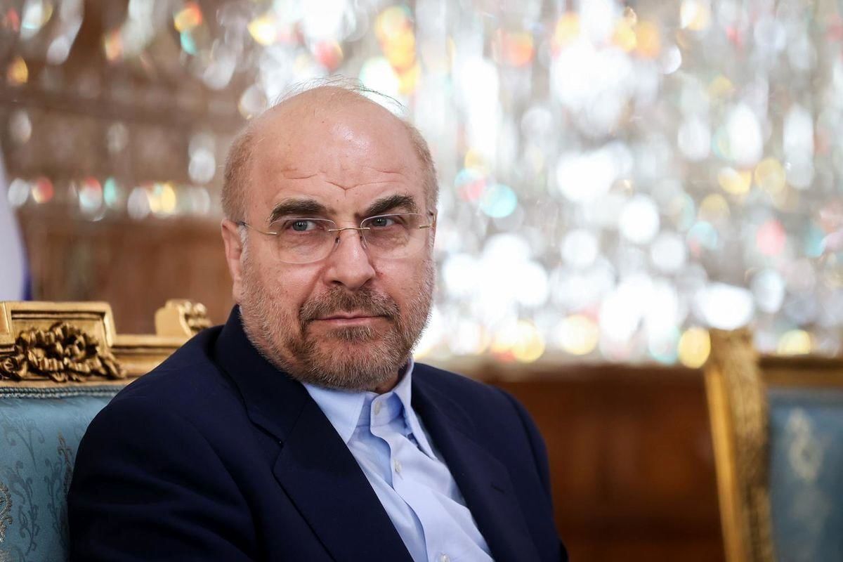 رئیس مجلس با نخست‌ وزیر پاکستان ‌دیدار کرد/ هدیه خاص قالیباف به شهباز شریف+ عکس