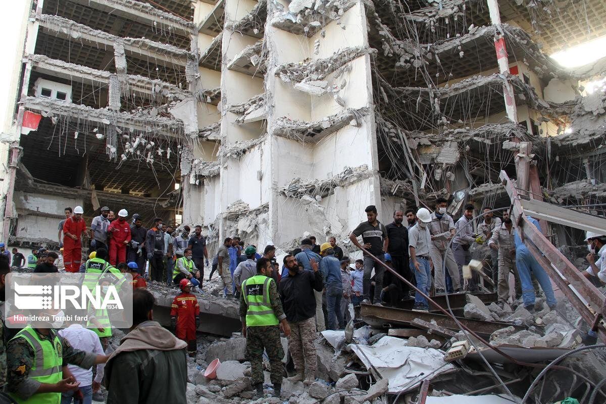 افزایش تعداد جانباختگان حادثه متروپل آبادان