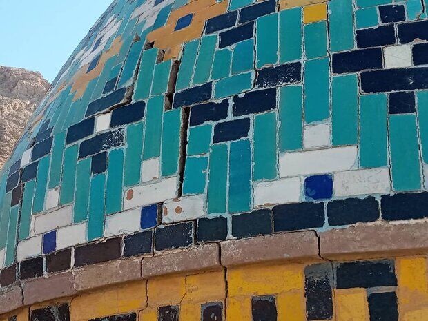 بلایی که بر سر گنبد بی‌بی شهربانو آمد + تصاویر