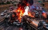 جزئیات تازه حادثه انفجار تانکر سوخت در سنندج از زبان پلیس/ علت حادثه چه بود؟ 