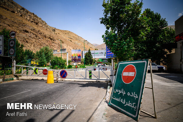 ممنوعیت تردد در جاده چالوس و آزادراه تهران - شمال