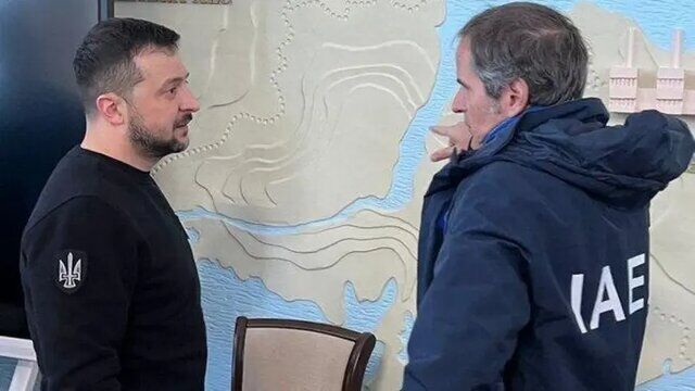 ادعاهای زلنسکی درباره زاپوریژیا از سوی گروسی رد شد