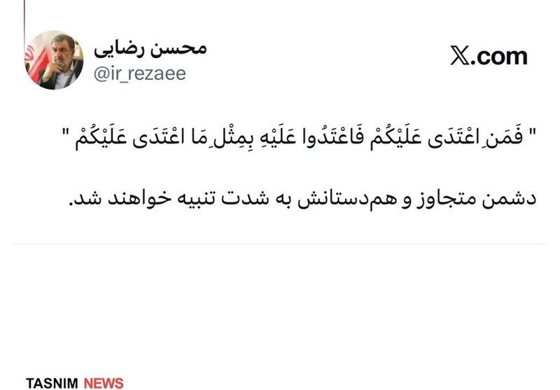 محسن رضایی: دشمن متجاوز و هم‌دستانش‌ به شدت تنبیه خواهند شد
