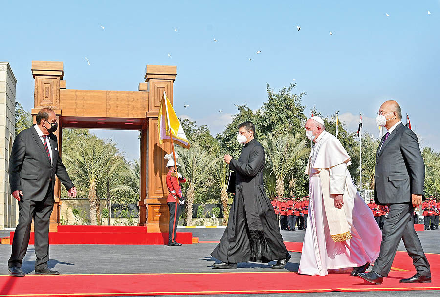 سفر تاریخی پاپ به عراق