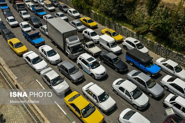 آخرین وضعیت ترافیکی در محور چالوس