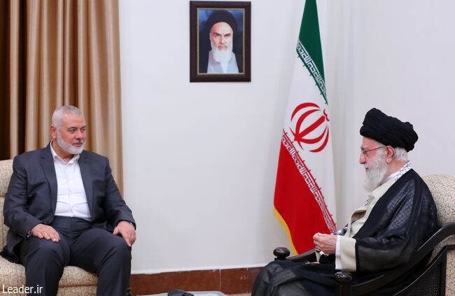 دیدار اسماعیل هنیه با رهبر انقلاب
