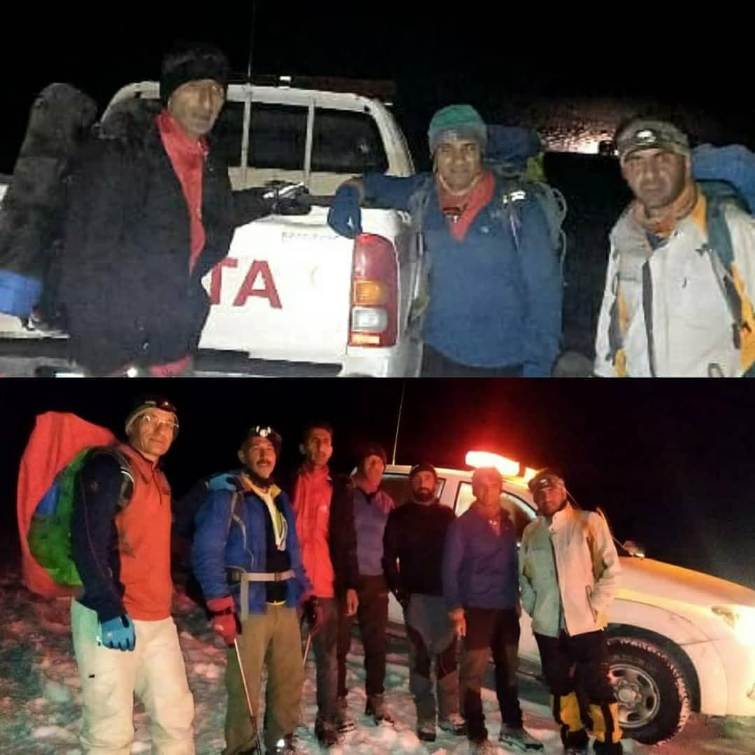 پیدا شدن کوهنوردان گمشده در دامغان