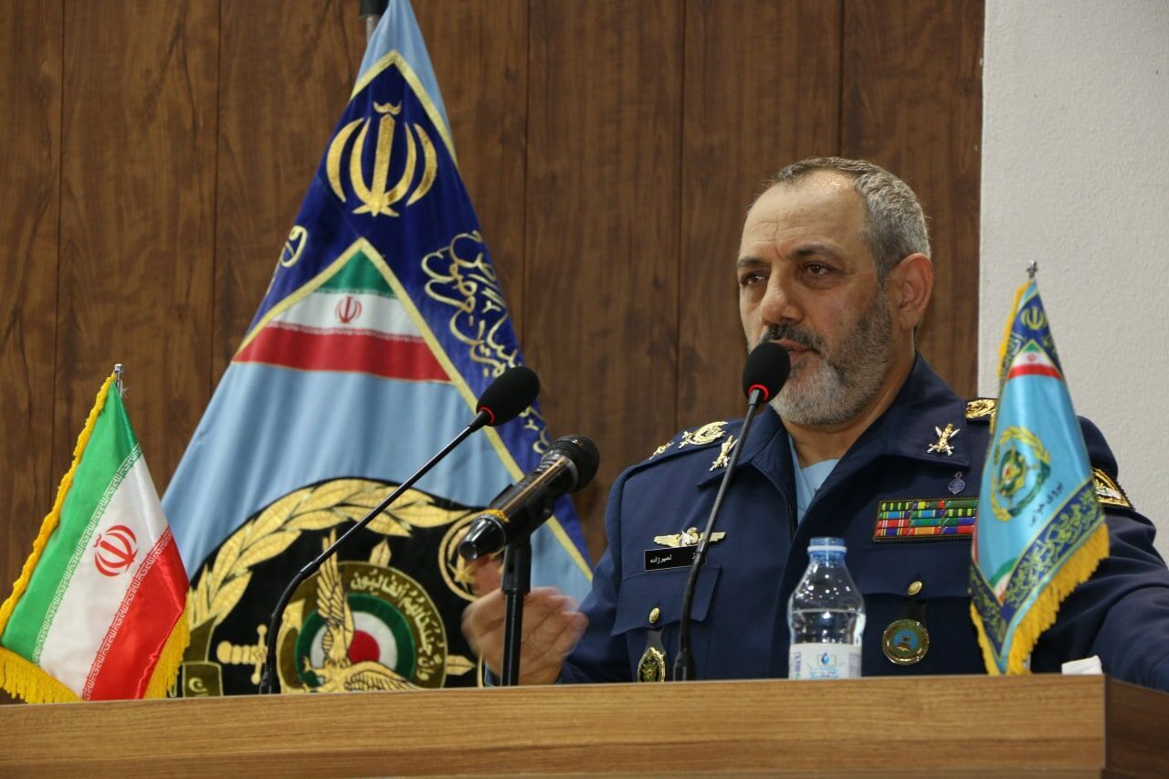 تاکید سرتیپ نصیرزاده بر اشراف کامل نیروی هوایی بر منطقه