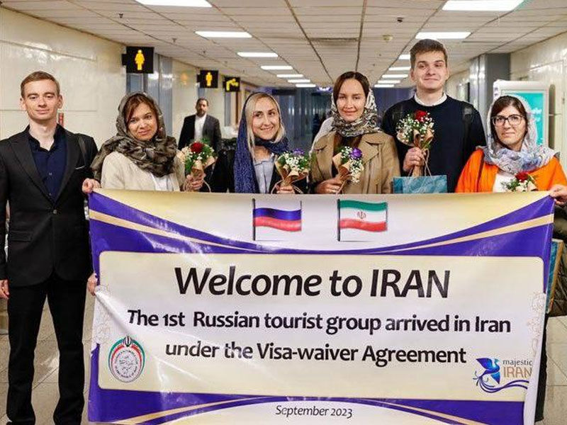 ورود گردشگران روسی به ایران بدون روادید