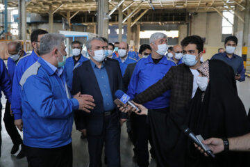 بازدید وزیر صمت از ایران خودرو و پارس‌ خودرو+عکس
