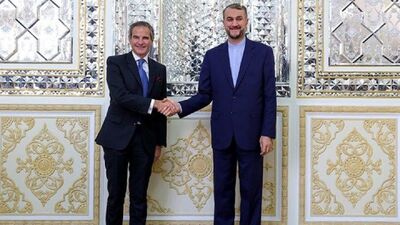 رایزنی گروسی با امیرعبداللهیان
