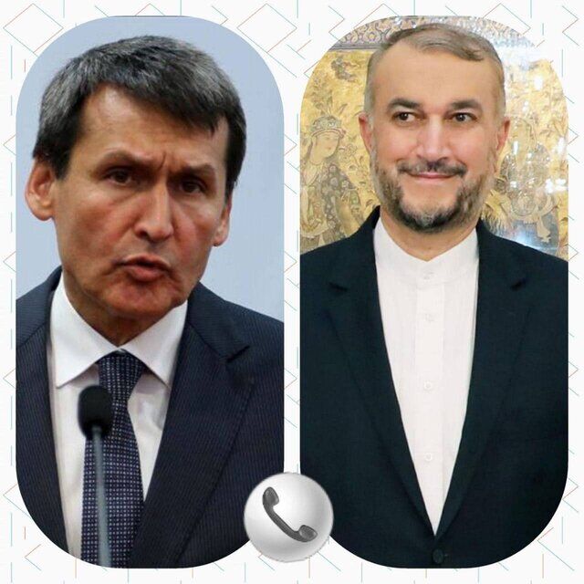 گفتگوی تلفنی وزیران خارجه ایران و ترکمنستان