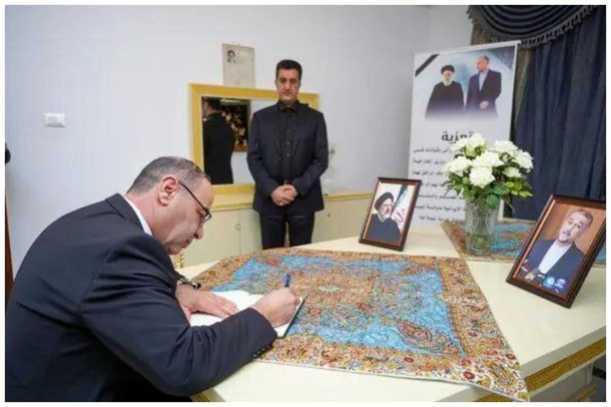 پیام لیبی در پی شهادت ابراهیم رئیسی و همراهانش/ حضور سرپرست وزارت امور خارجه این کشور در سفارت ایران + عکس