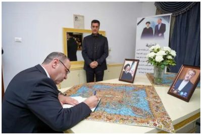 انعکاس مراسم خاکسپاری رئیس‌جمهور در شبکه الجزیره + عکس 2