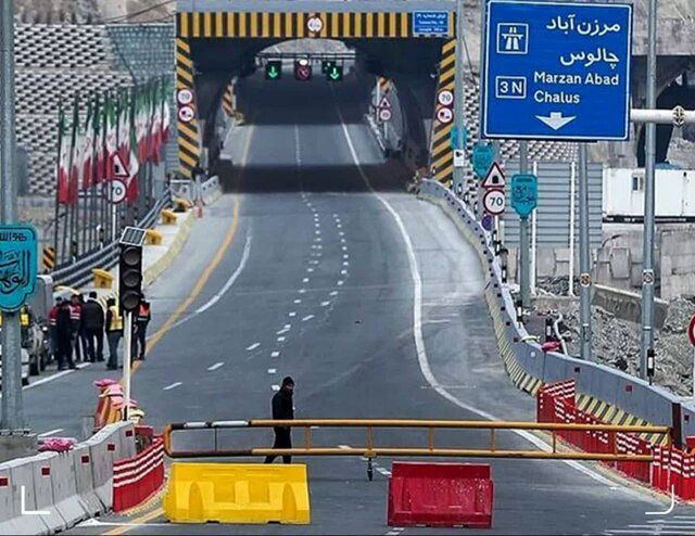 یکطرفه شدن محور چالوس از ساعت 14 امروز